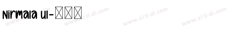 Nirmala Ul字体转换